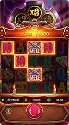 Wild Bandito · Memperhatikan simbol WILD dan simbol berbingkai pada gulungan.